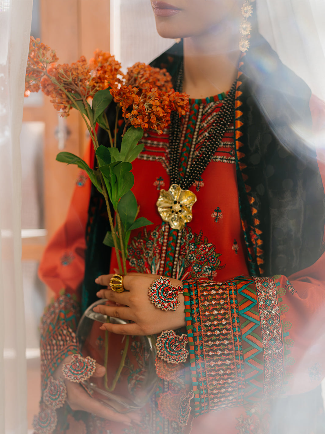 Bin Ilyas | Olivia Embroidered Winter 24 |  525 - B