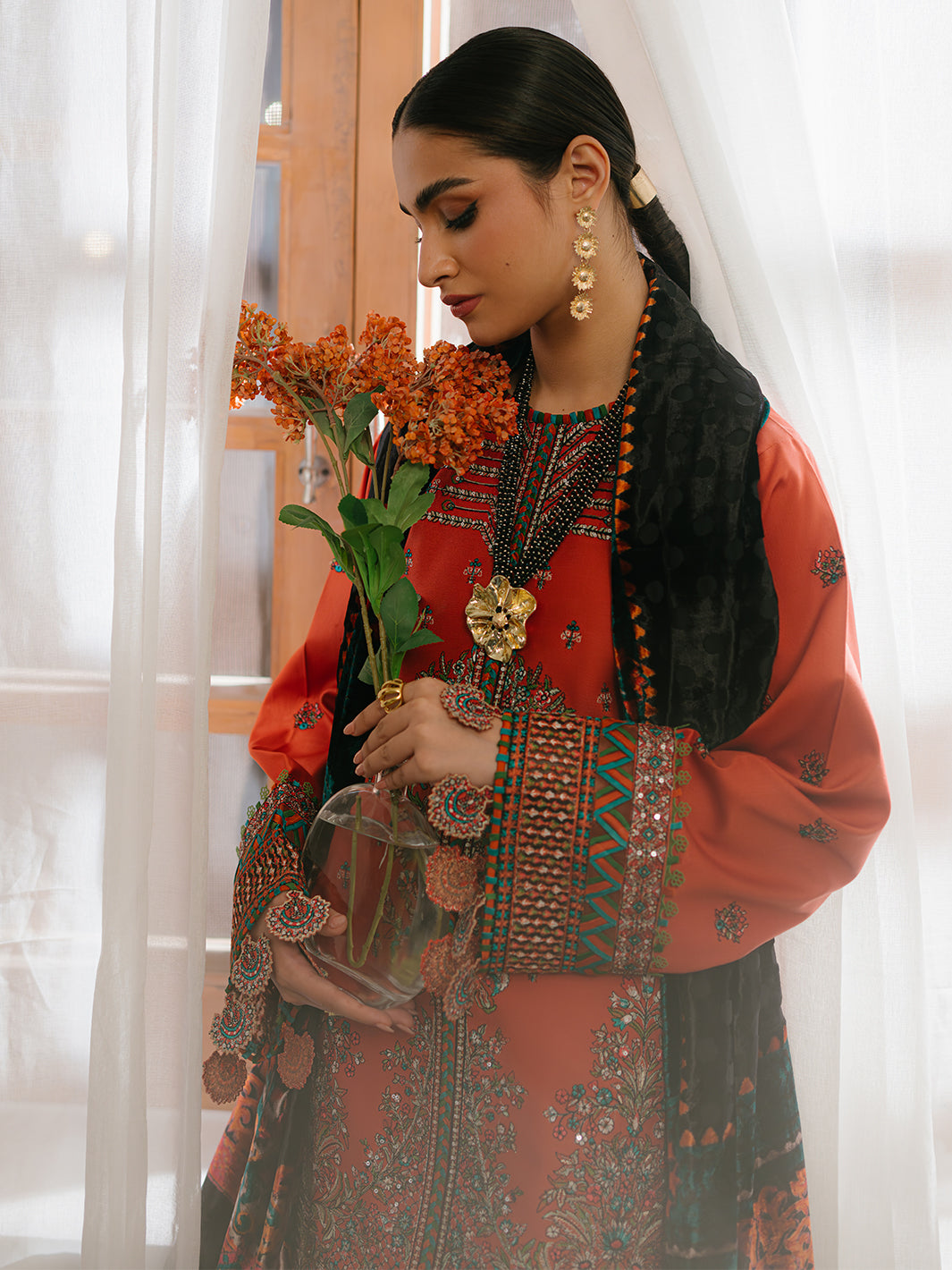 Bin Ilyas | Olivia Embroidered Winter 24 |  525 - B