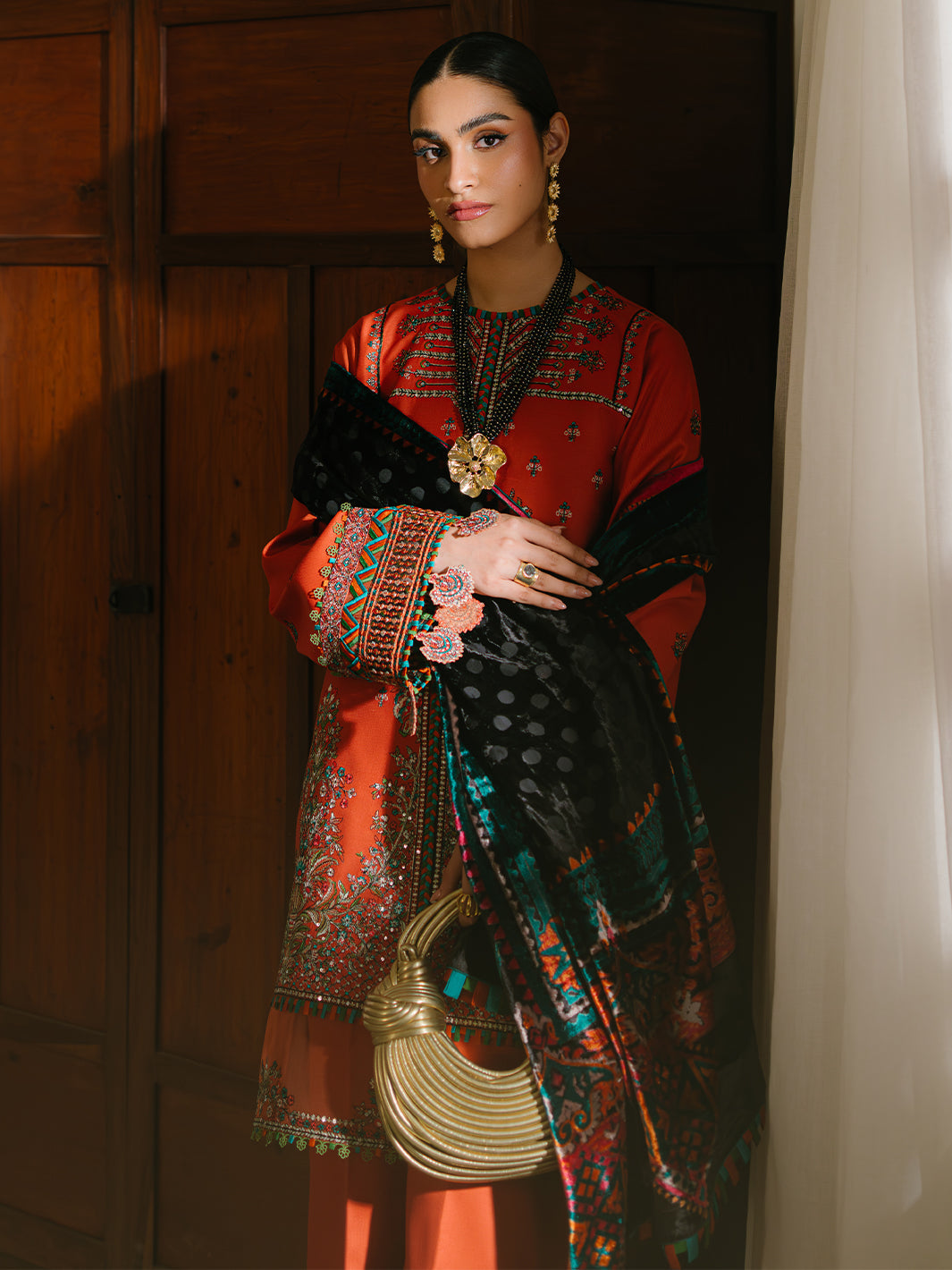 Bin Ilyas | Olivia Embroidered Winter 24 |  525 - B