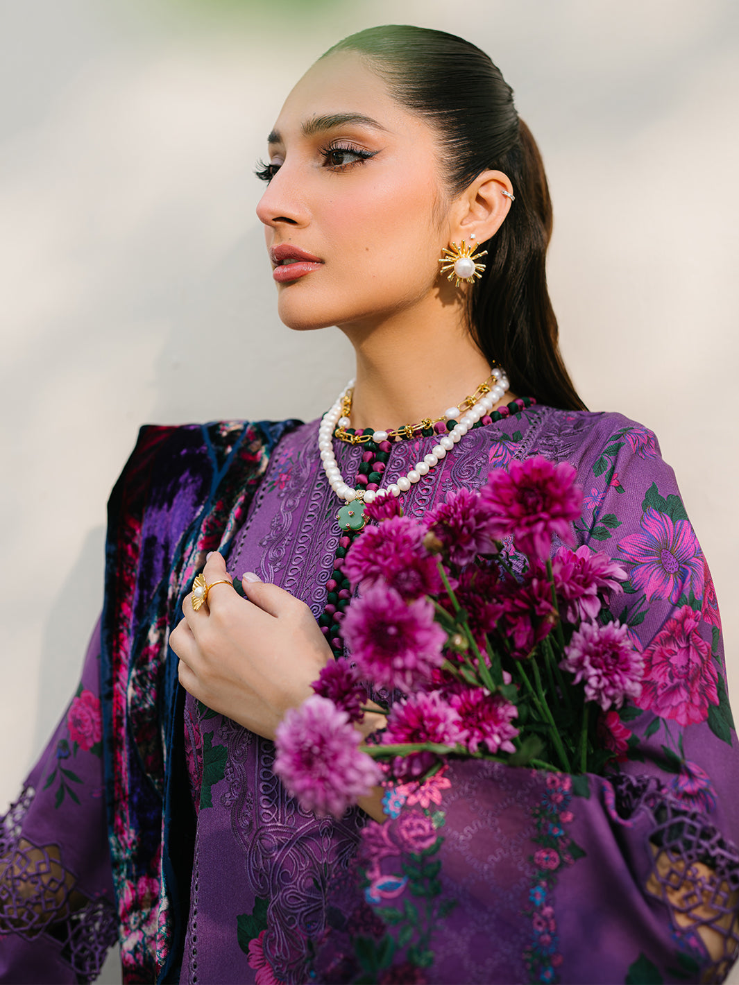 Bin Ilyas | Olivia Embroidered Winter 24 | 526 - A