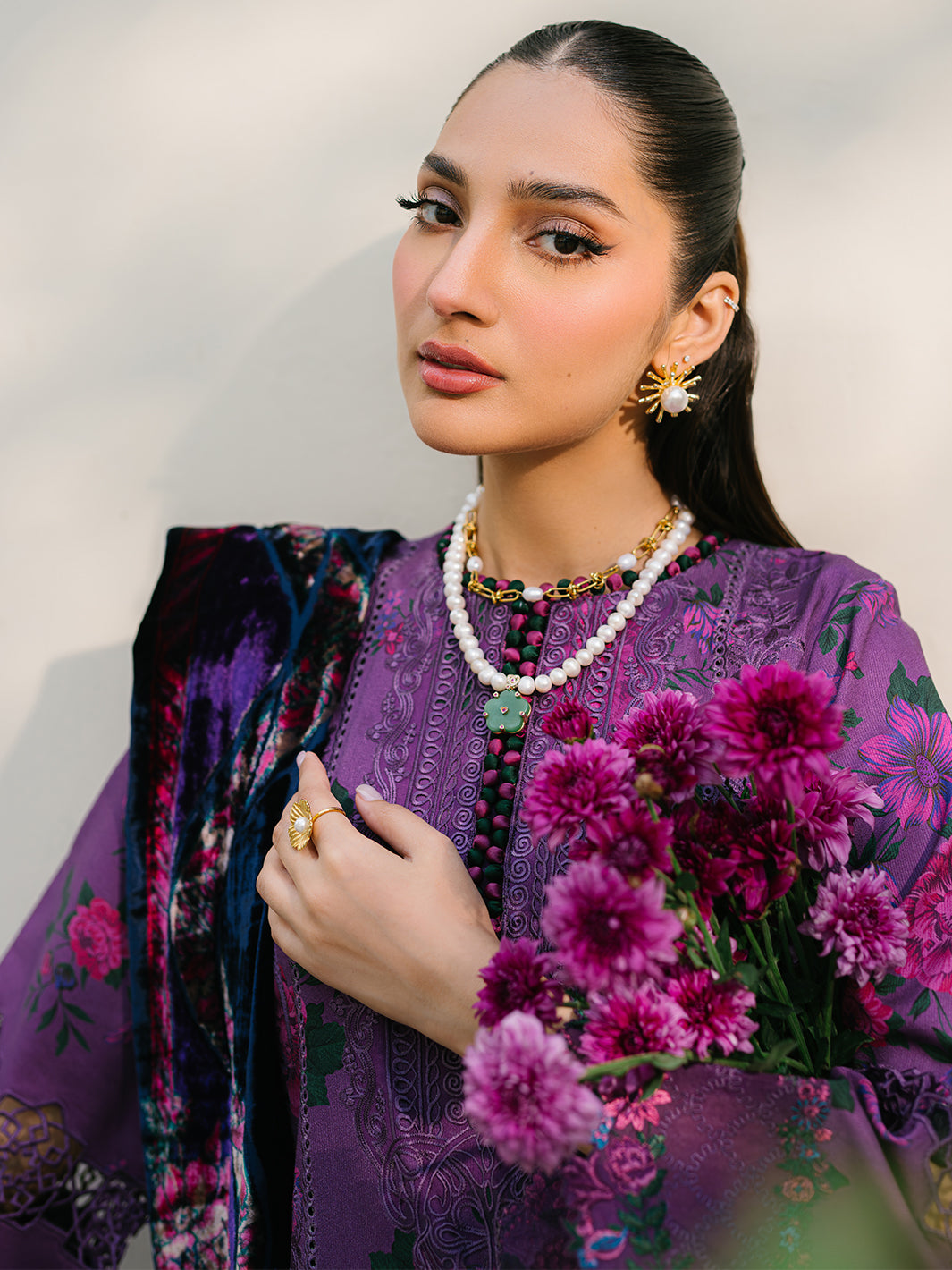 Bin Ilyas | Olivia Embroidered Winter 24 | 526 - A