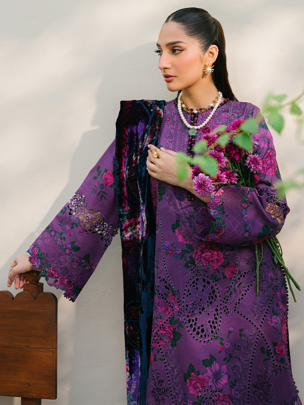 Bin Ilyas | Olivia Embroidered Winter 24 | 526 - A