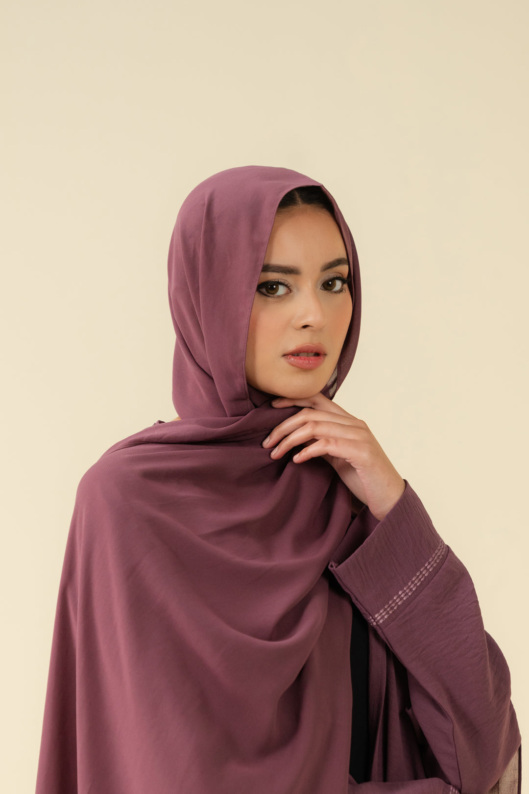 Mauve Abaya Scarf