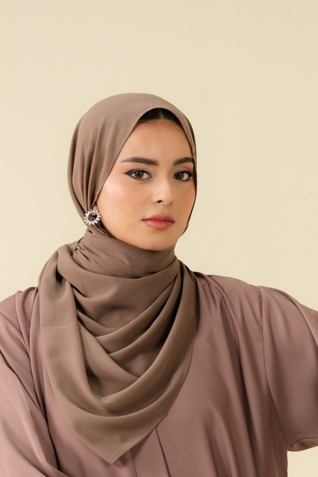 Taupe Abaya Scarf