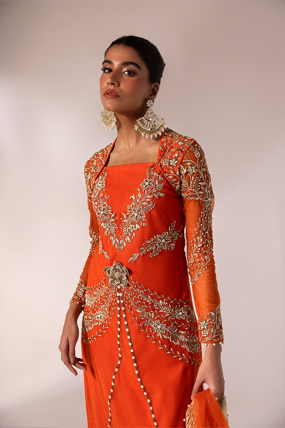 Caia | Regine Luxury Formal’23 | TANGERINE