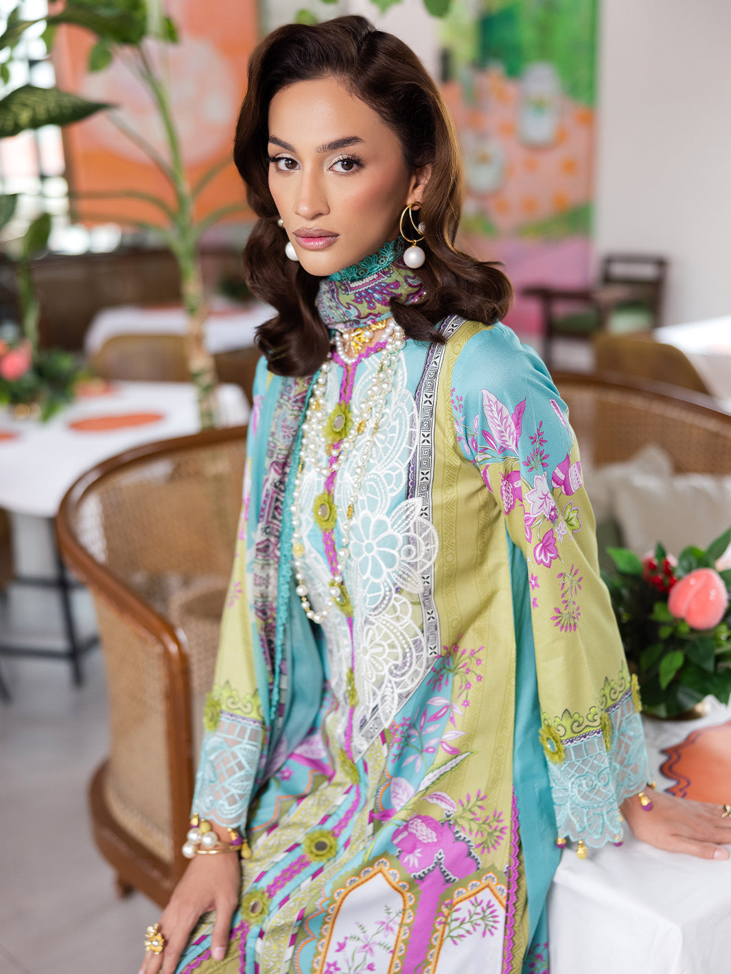 Mahnur | After Hours Luxury Lawn 25 | Citrus Glow