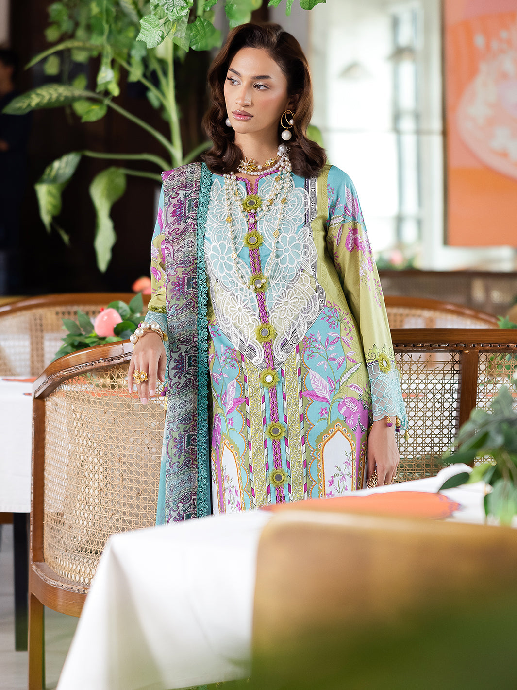 Mahnur | After Hours Luxury Lawn 25 | Citrus Glow