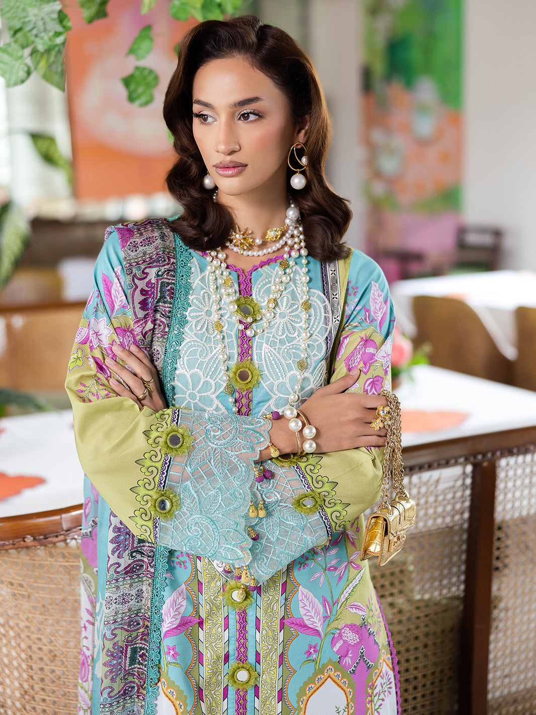 Mahnur | After Hours Luxury Lawn 25 | Citrus Glow