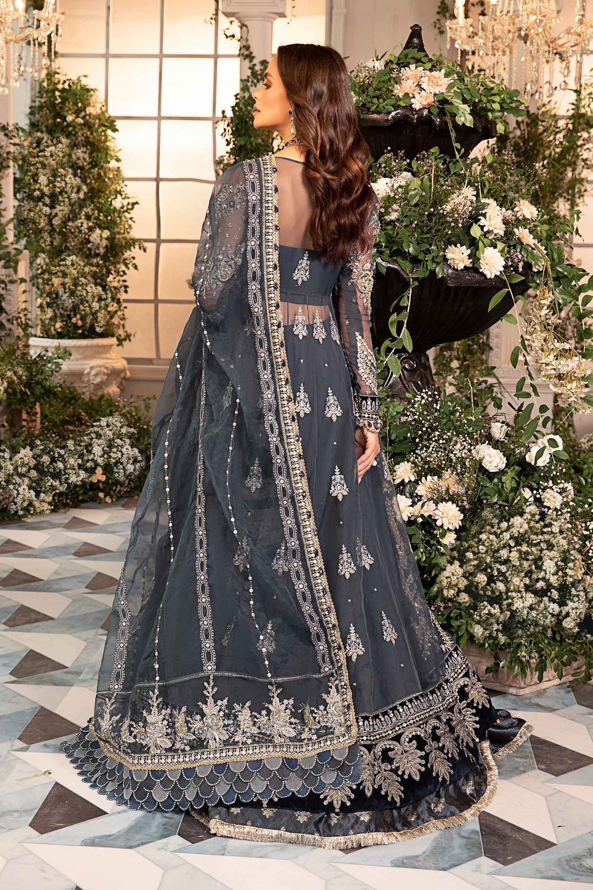 Maria B | Embroidered Formals 24 | Organza Suit | BD-2901