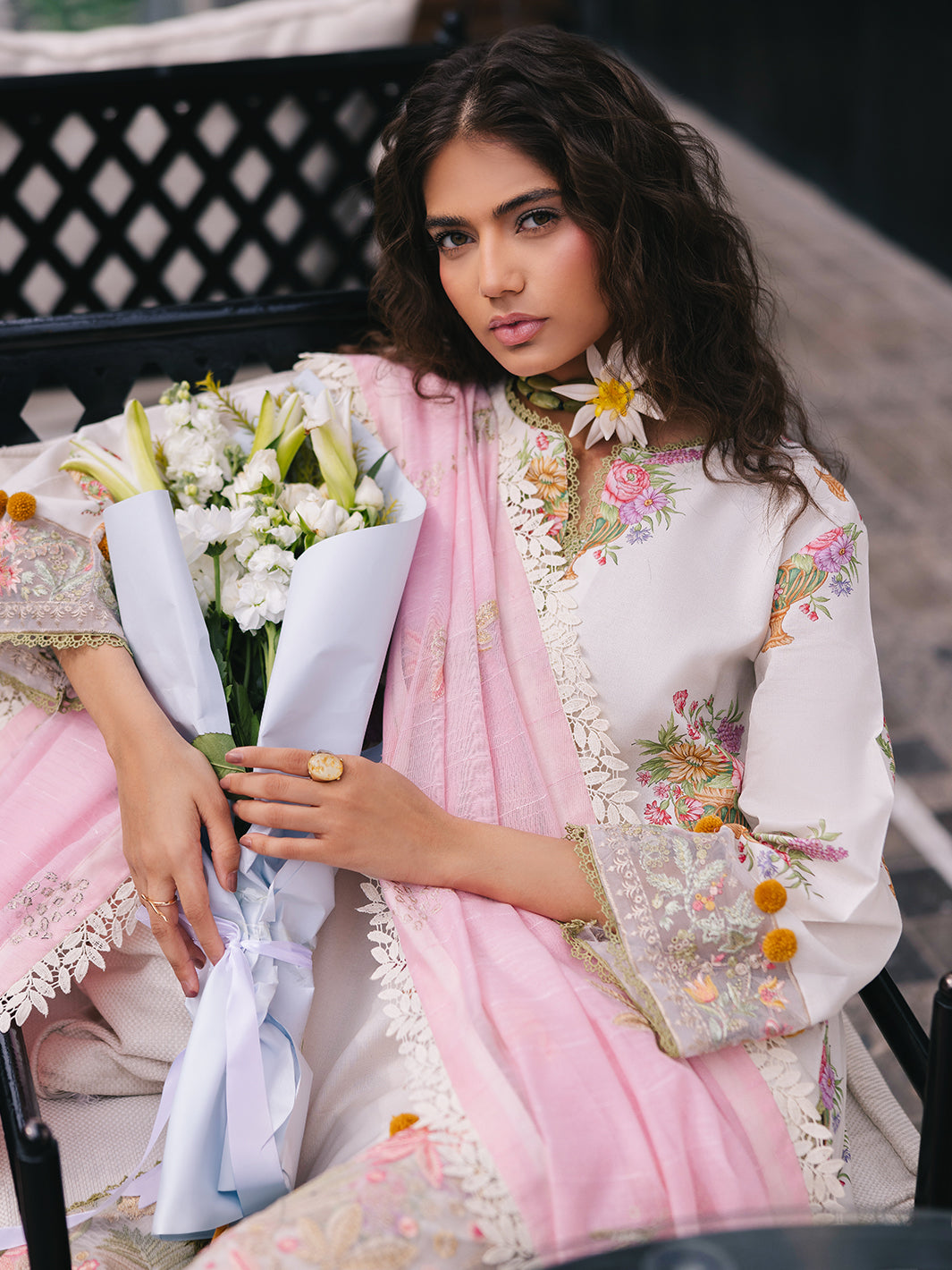 Mahnur | Broadway Luxury Lawn 25 | Cherry Blossom