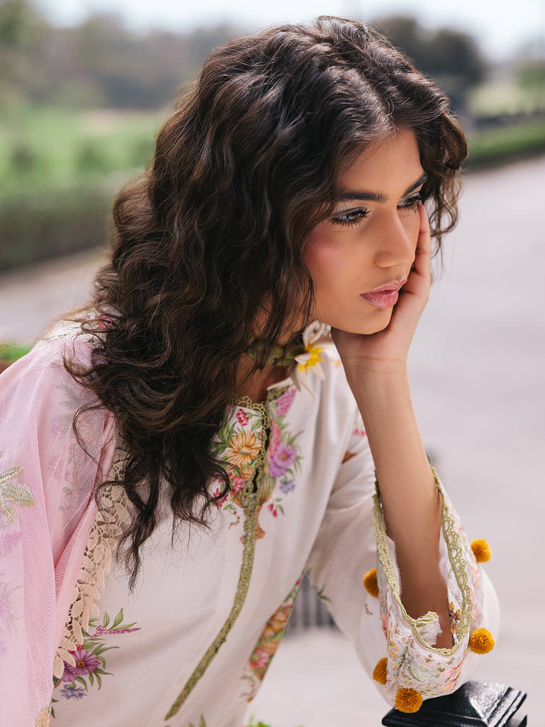 Mahnur | Broadway Luxury Lawn 25 | Cherry Blossom