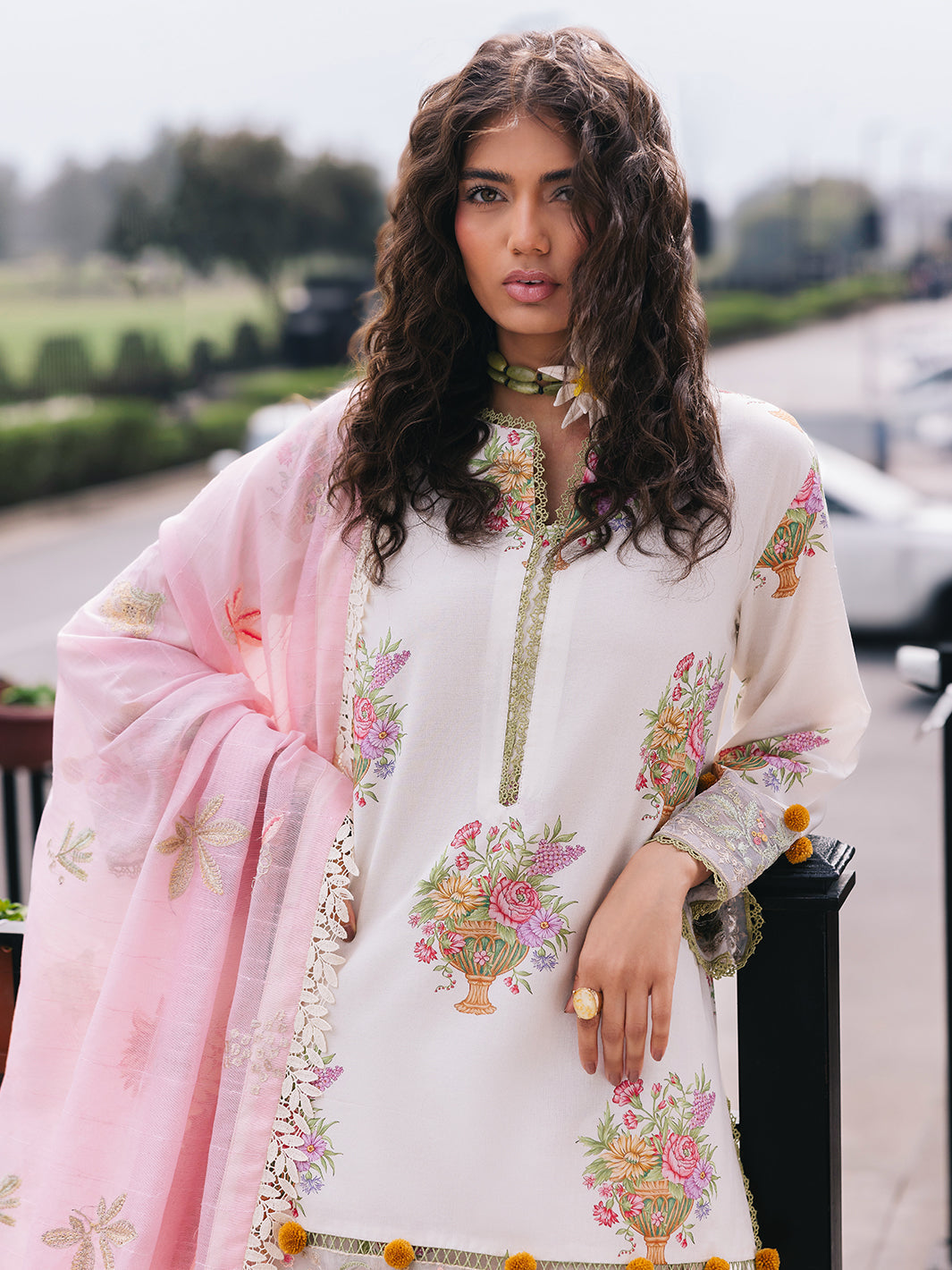 Mahnur | Broadway Luxury Lawn 25 | Cherry Blossom