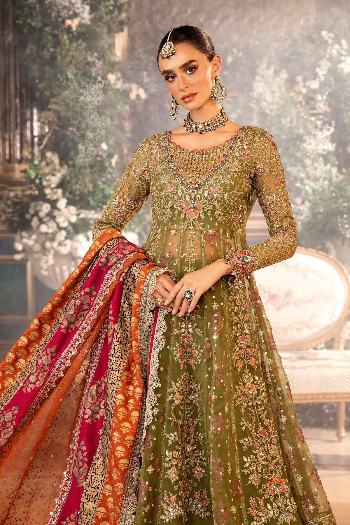Maria B | Embroidered Formals 24 | Organza Suit | BD-2906