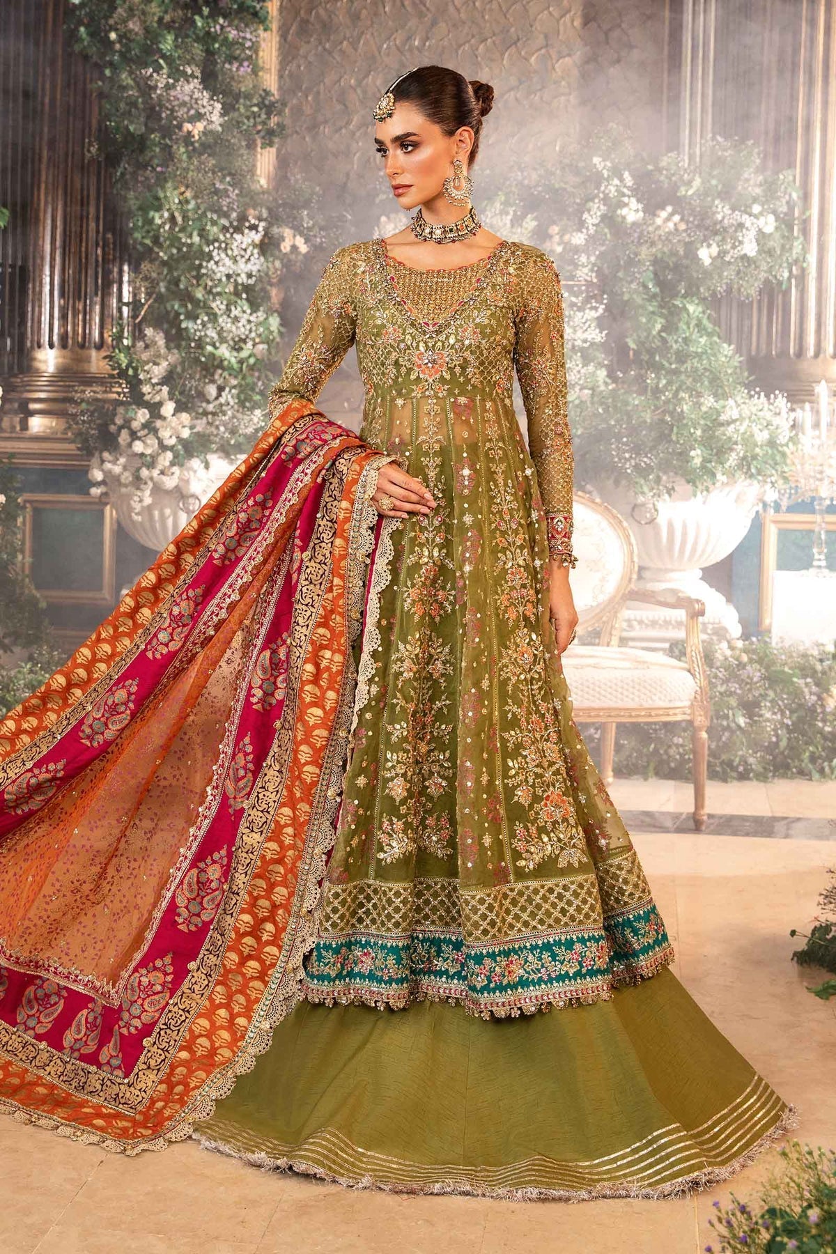 Maria B | Embroidered Formals 24 | Organza Suit | BD-2906