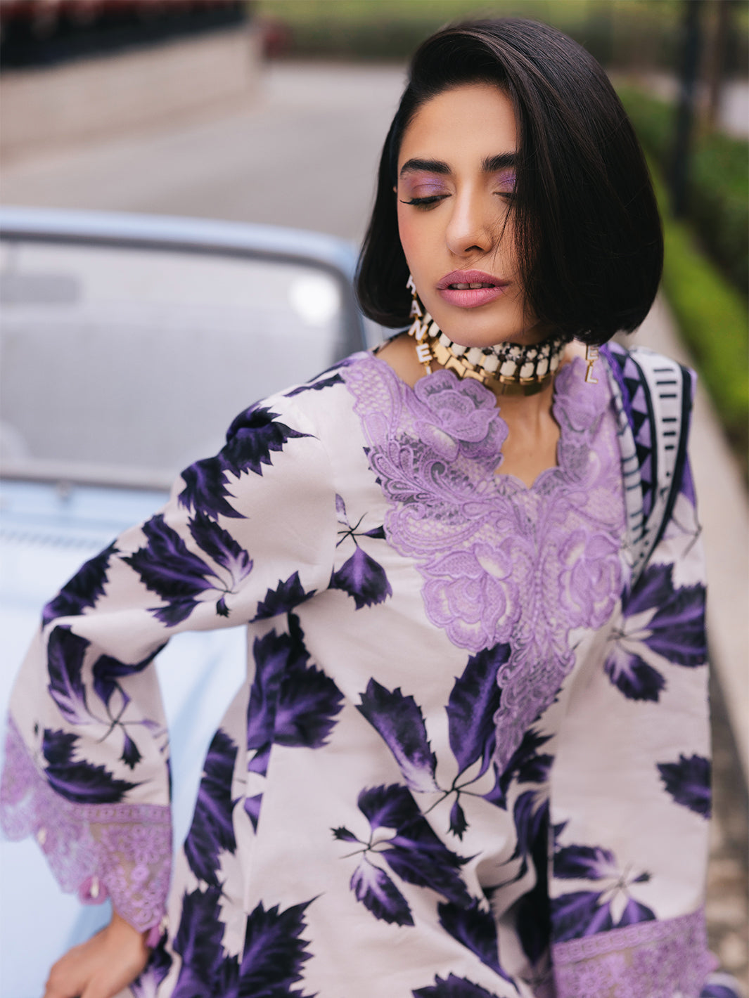 Mahnur | Broadway Luxury Lawn 25 | Lilac