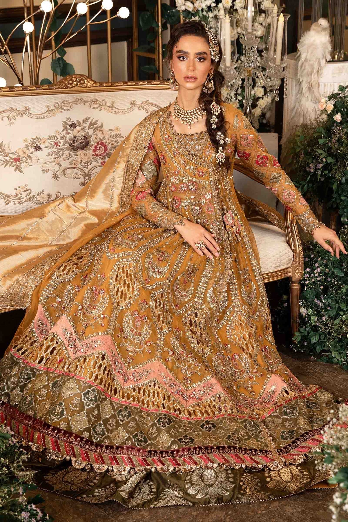 Maria B | Embroidered Formals 24 | Organza Suit | BD-2907