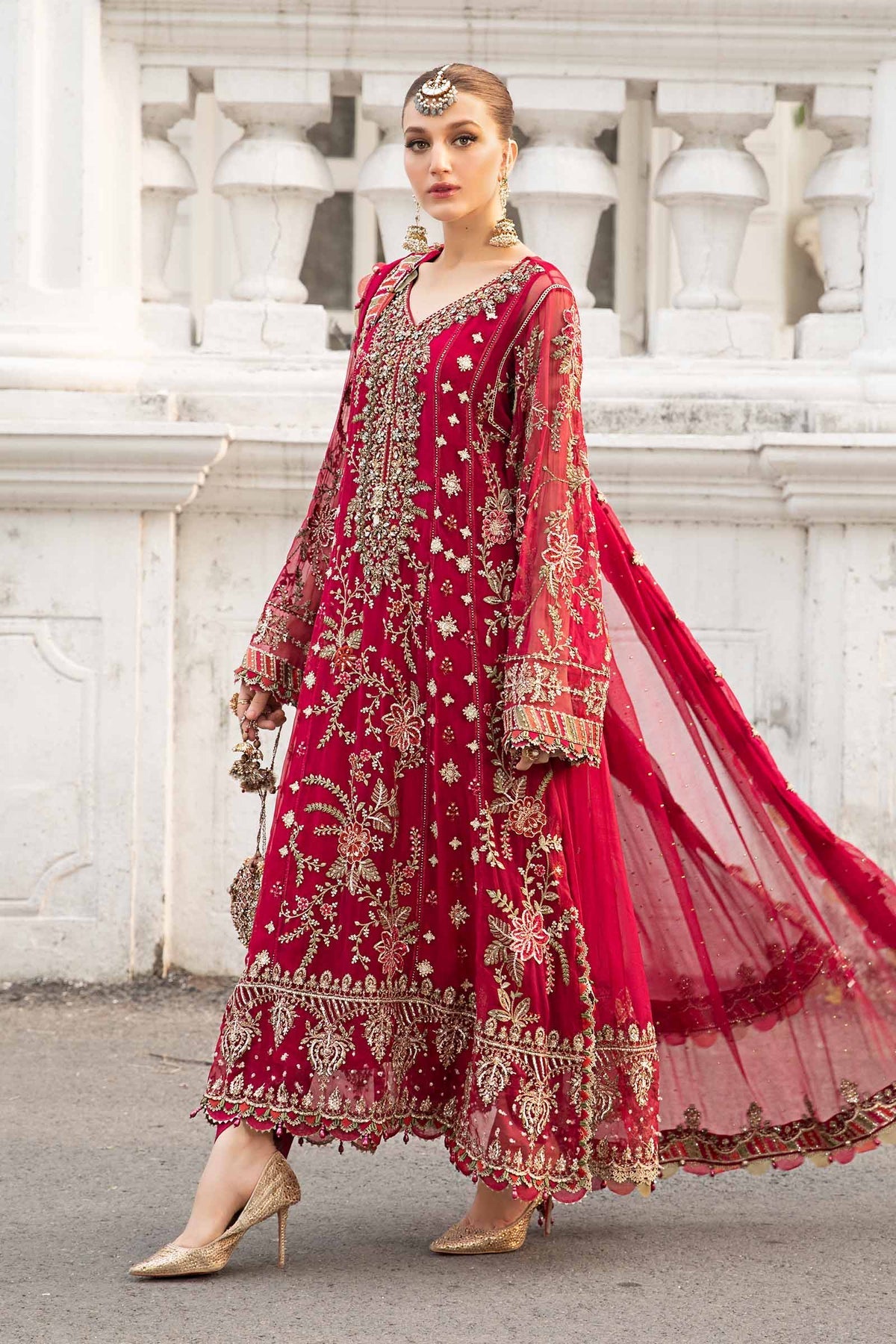 Maria B | Chiffon Formals 24 | Chiffon Suit | MPC-24-107