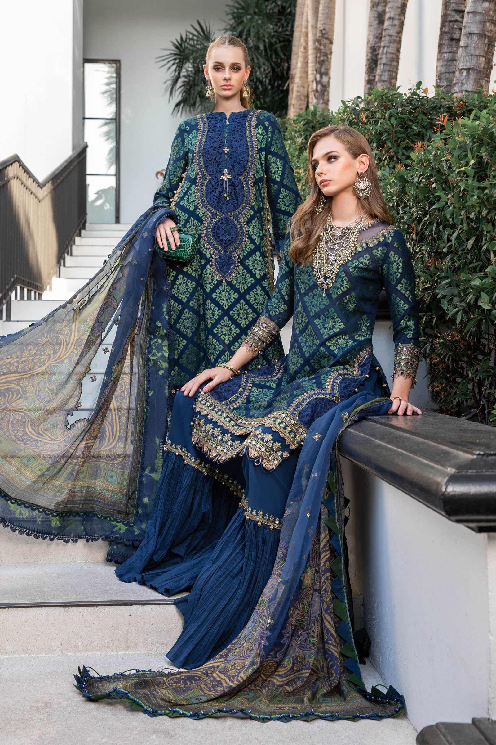 Maria B | Luxury Lawn | EL-23-08-Blue