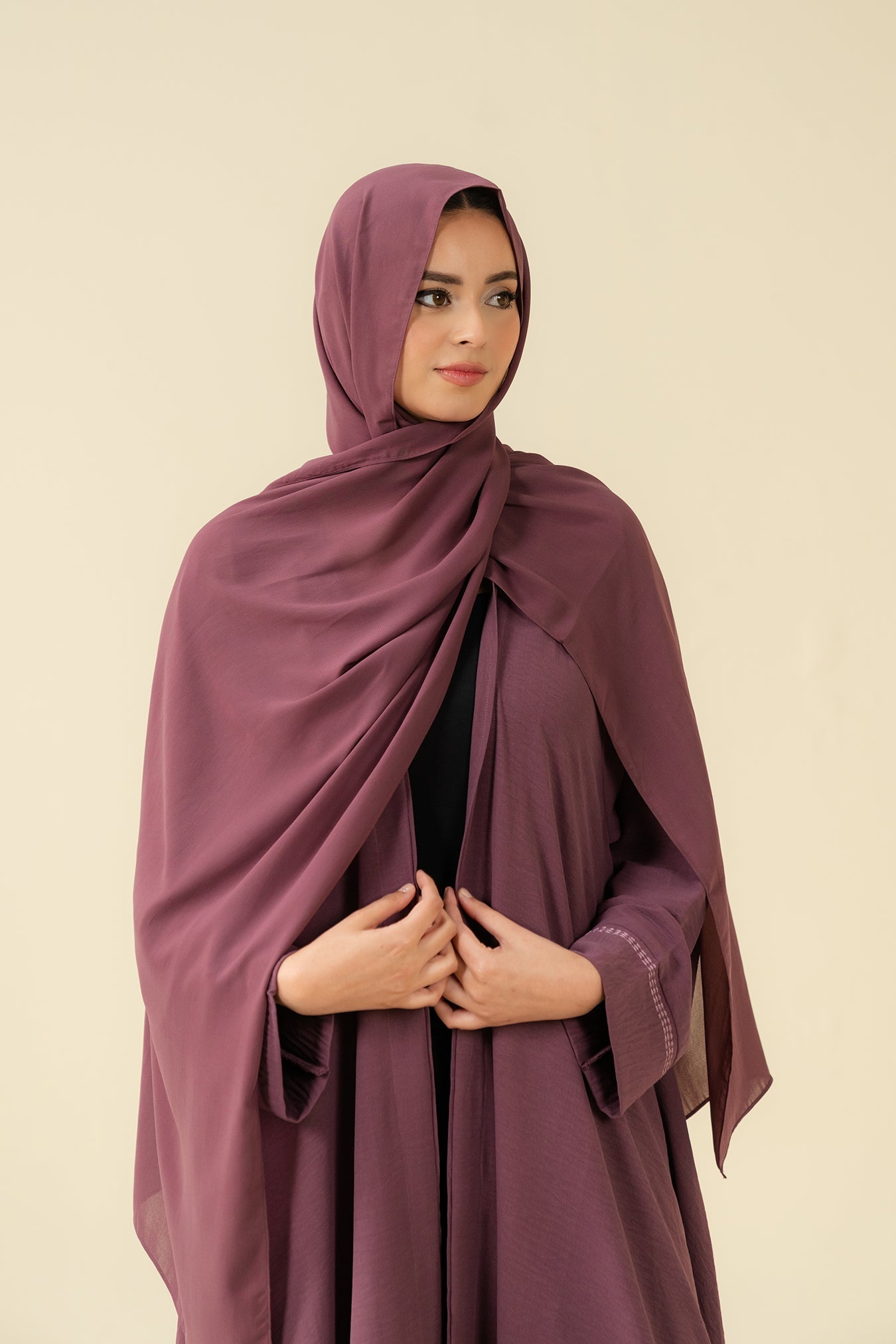 Mauve Abaya