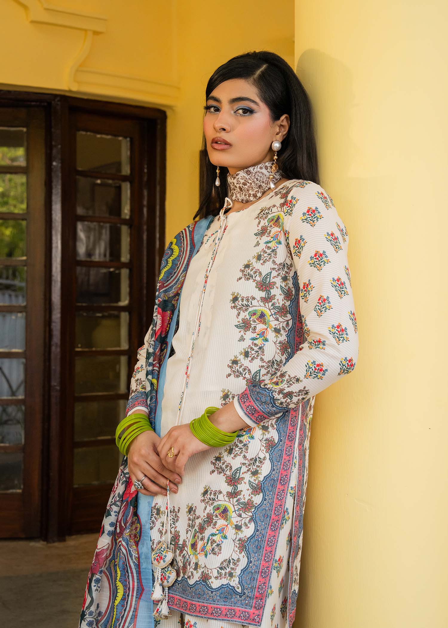 Maria Osama Khan | Retro Lawn 25 | Jasmine