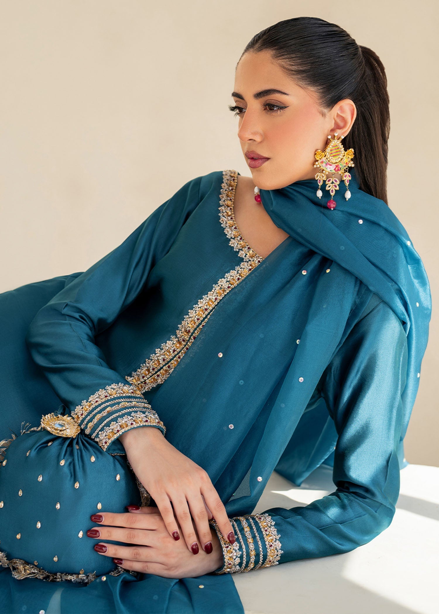 Dastoor | Maahi Luxury Pret 25 | ELISA