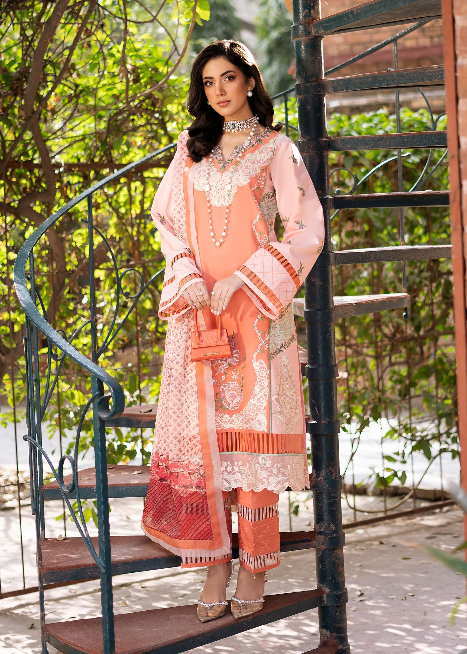 Fozia Khalid | Blossom Festive Lawn 25 | Zinnia