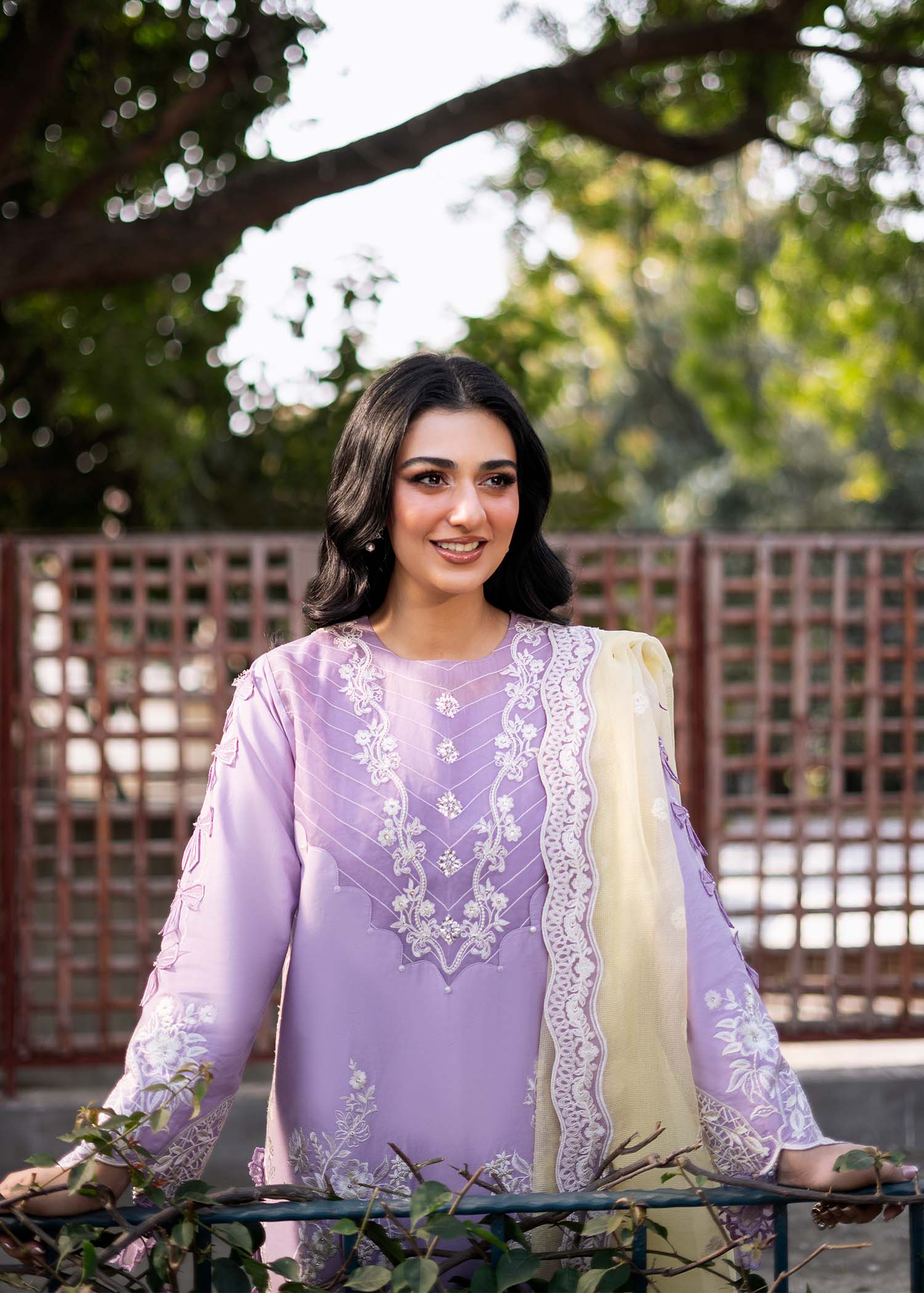 Fozia Khalid | Blossom Festive Lawn 25 | Iris