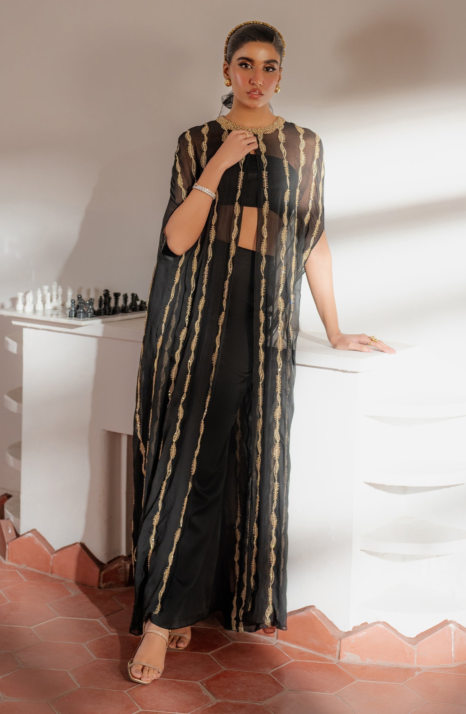 Caia | Luxury Eid Edits 25 | SADIE- BLACK