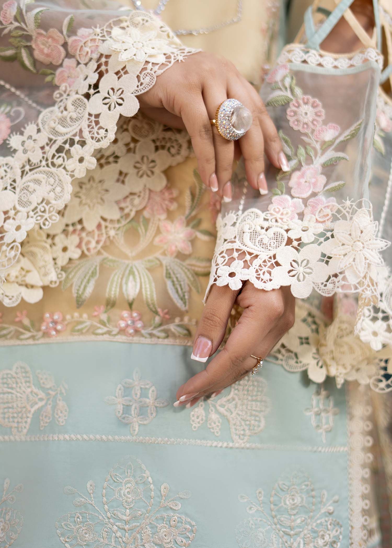 Fozia Khalid | Blossom Festive Lawn 25 | Primrose