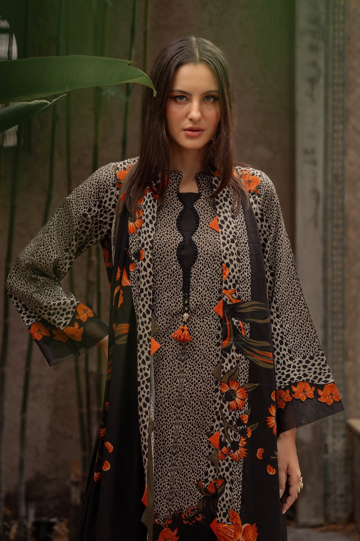 Charizma | C Prints Winter 25 | 
3-PC Unstitched Printed Linen Collection CPW5-08