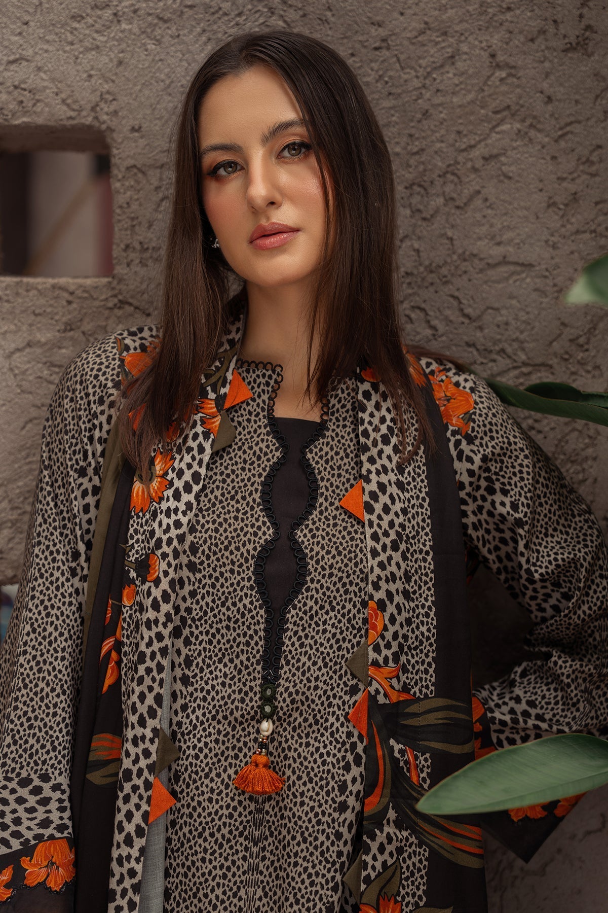 Charizma | C Prints Winter 25 | 
3-PC Unstitched Printed Linen Collection CPW5-08