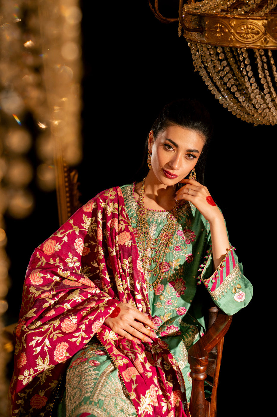 AlKaram | Festive Summer 25 | FC-9D-25-Sage