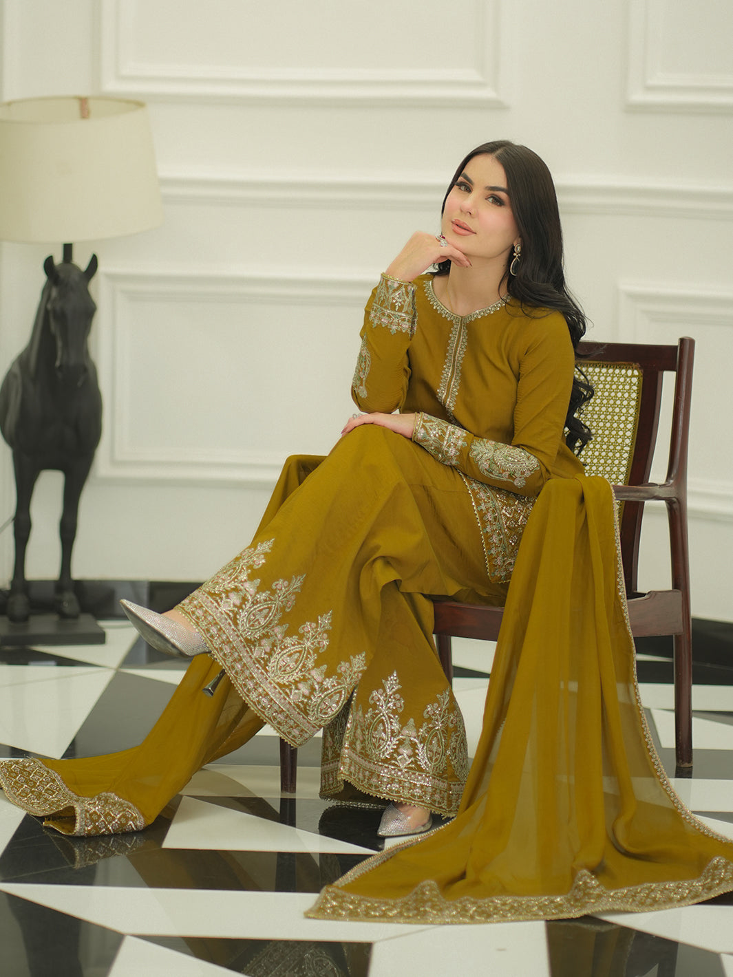 Faiza Faisal | Mayal Festive Pret 25 | MEHRU