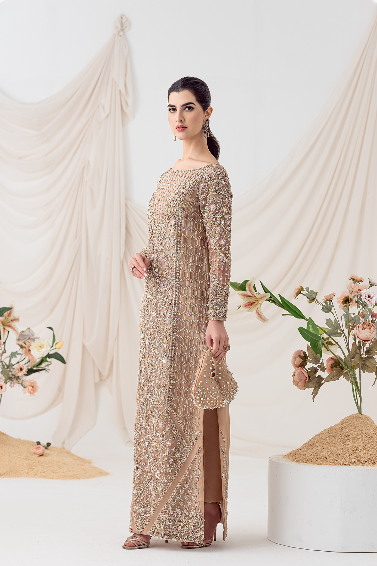 Ayesha and Usman | Balcony Luxury Pret | ROSE CLOUD