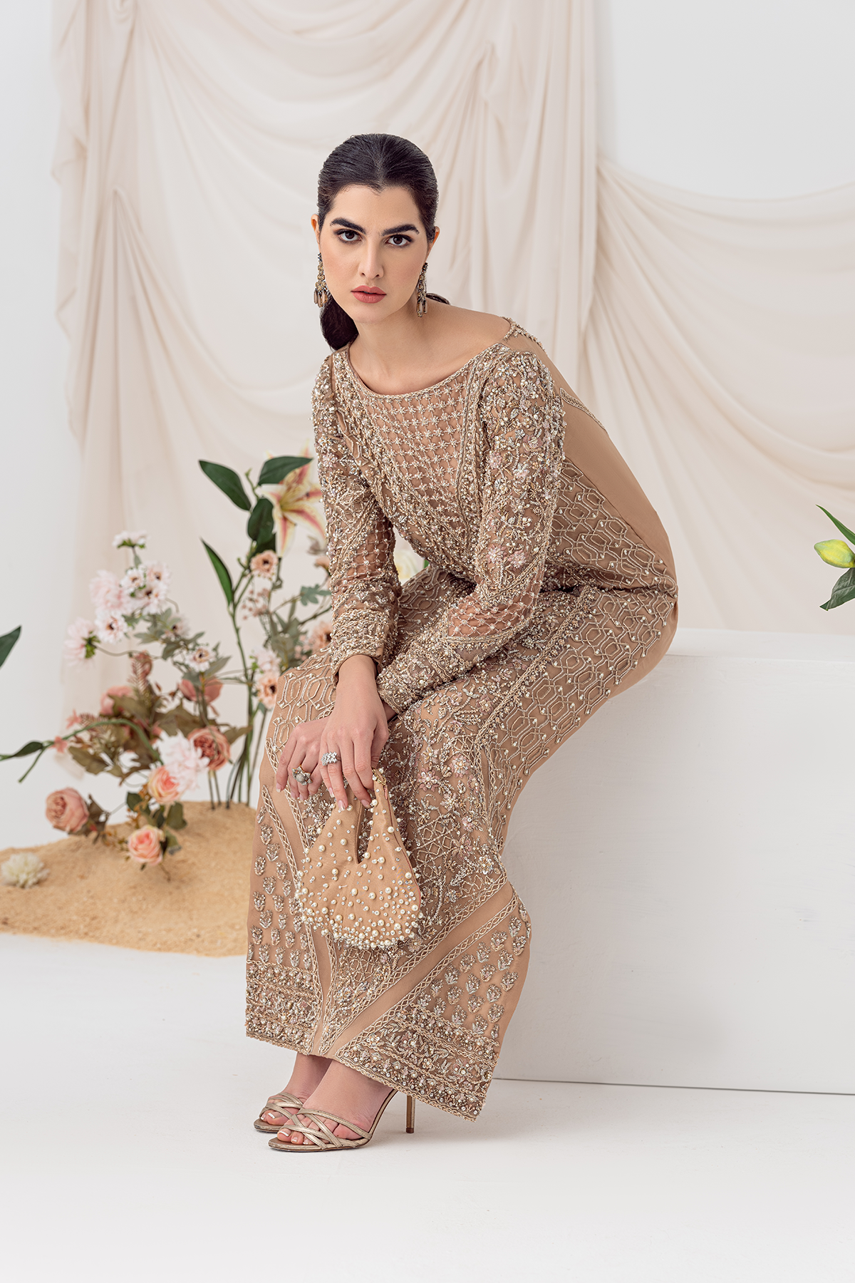 Ayesha and Usman | Balcony Luxury Pret | ROSE CLOUD