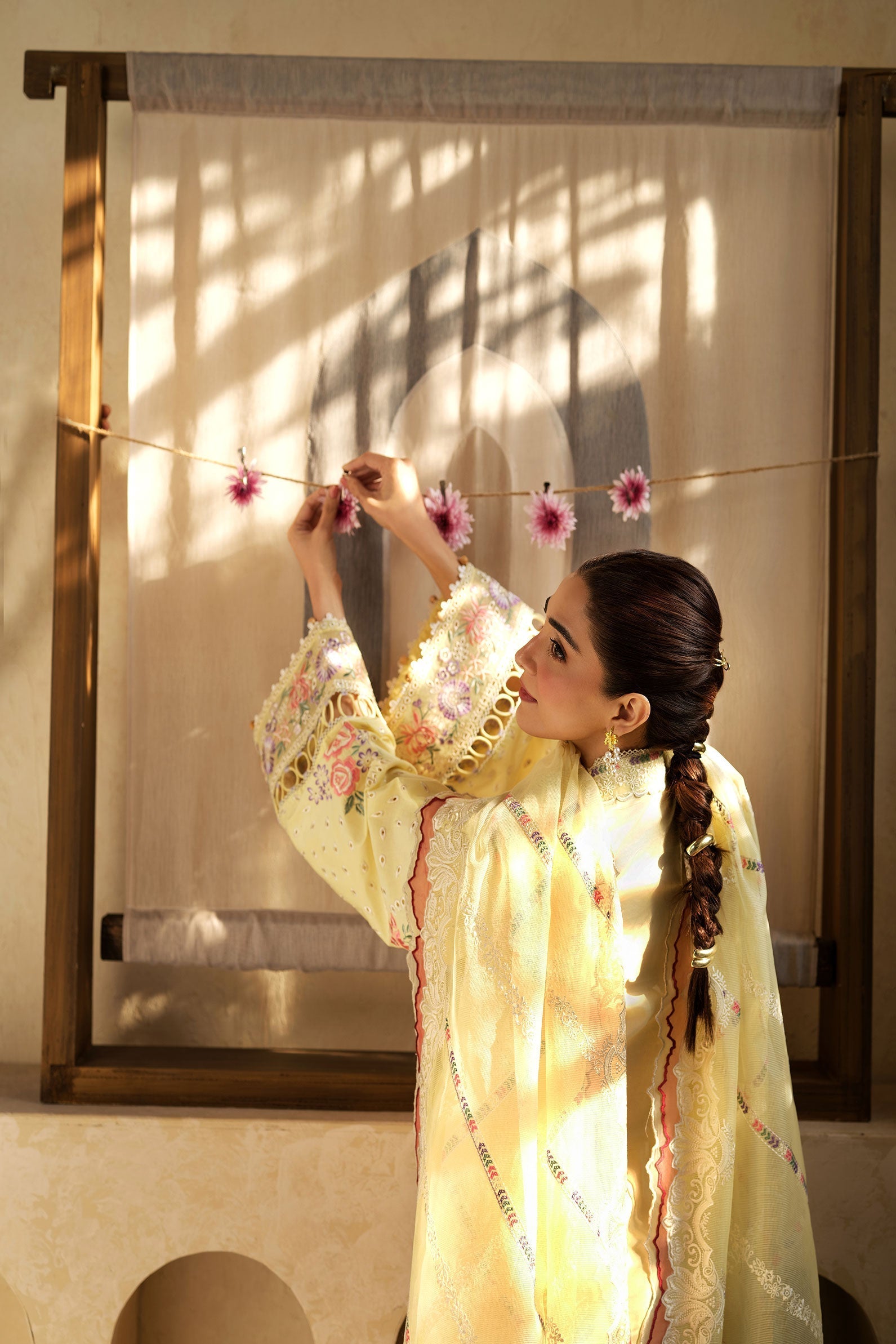 Maryam Hussain | Luxury Lawn 25 |  Lemon Garden