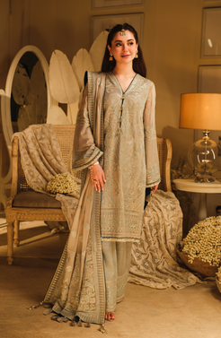 HSY | Rehana Wedding Formal | Falak - Embroidered Chiffon Ensemble