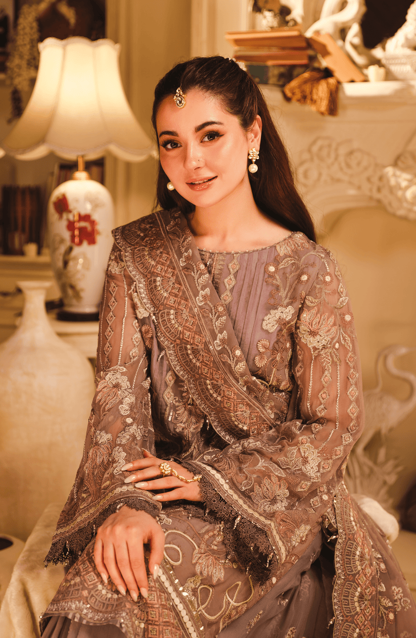 HSY | Rehana Wedding Formal | Suroor - Embroidered Chiffon Ensemble
