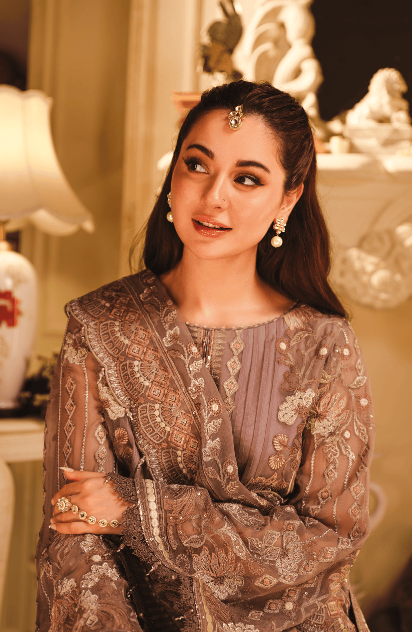 HSY | Rehana Wedding Formal | Suroor - Embroidered Chiffon Ensemble