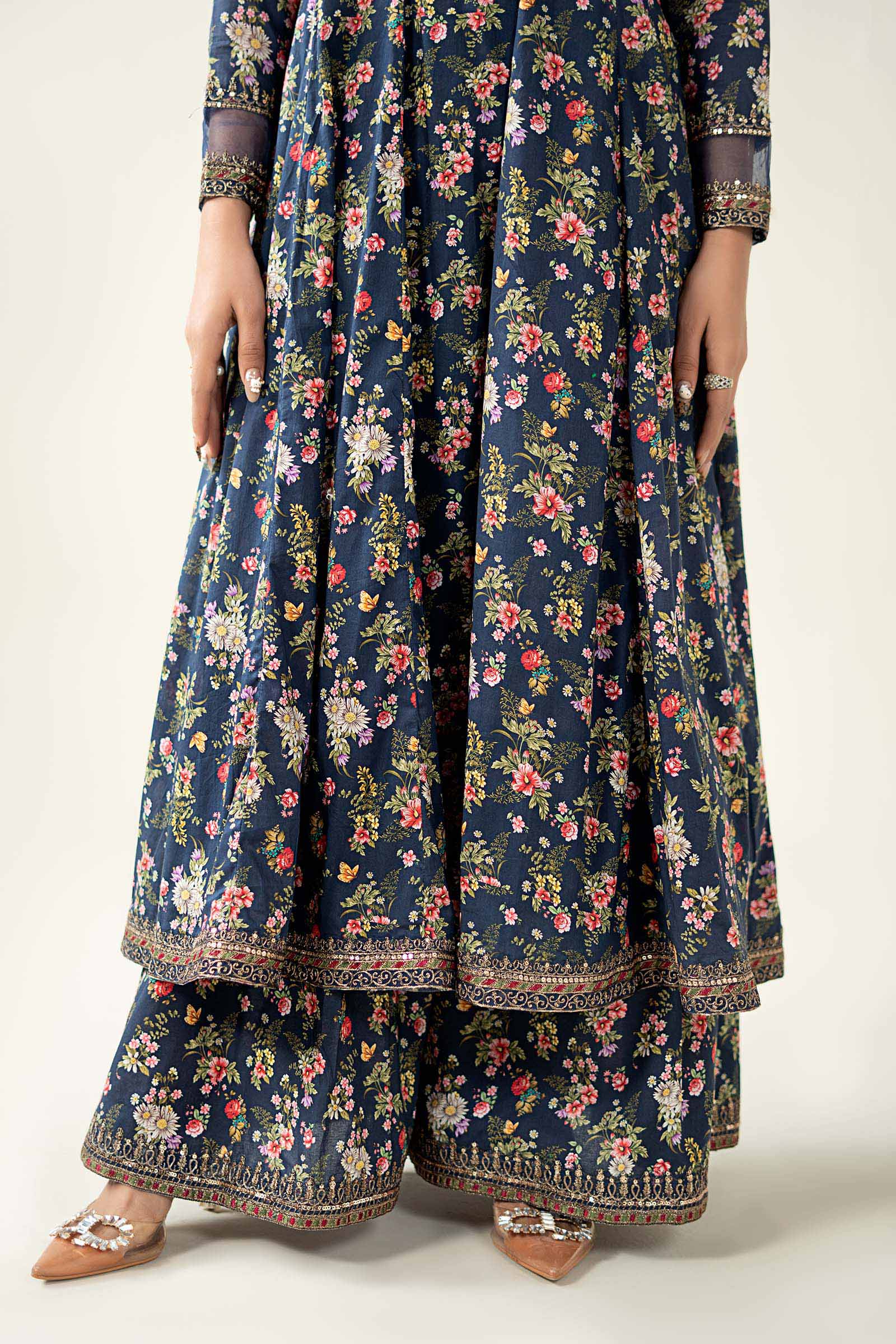 Maria B | Luxury Winter Pret 25 | DW-EA24-81R1-Blue