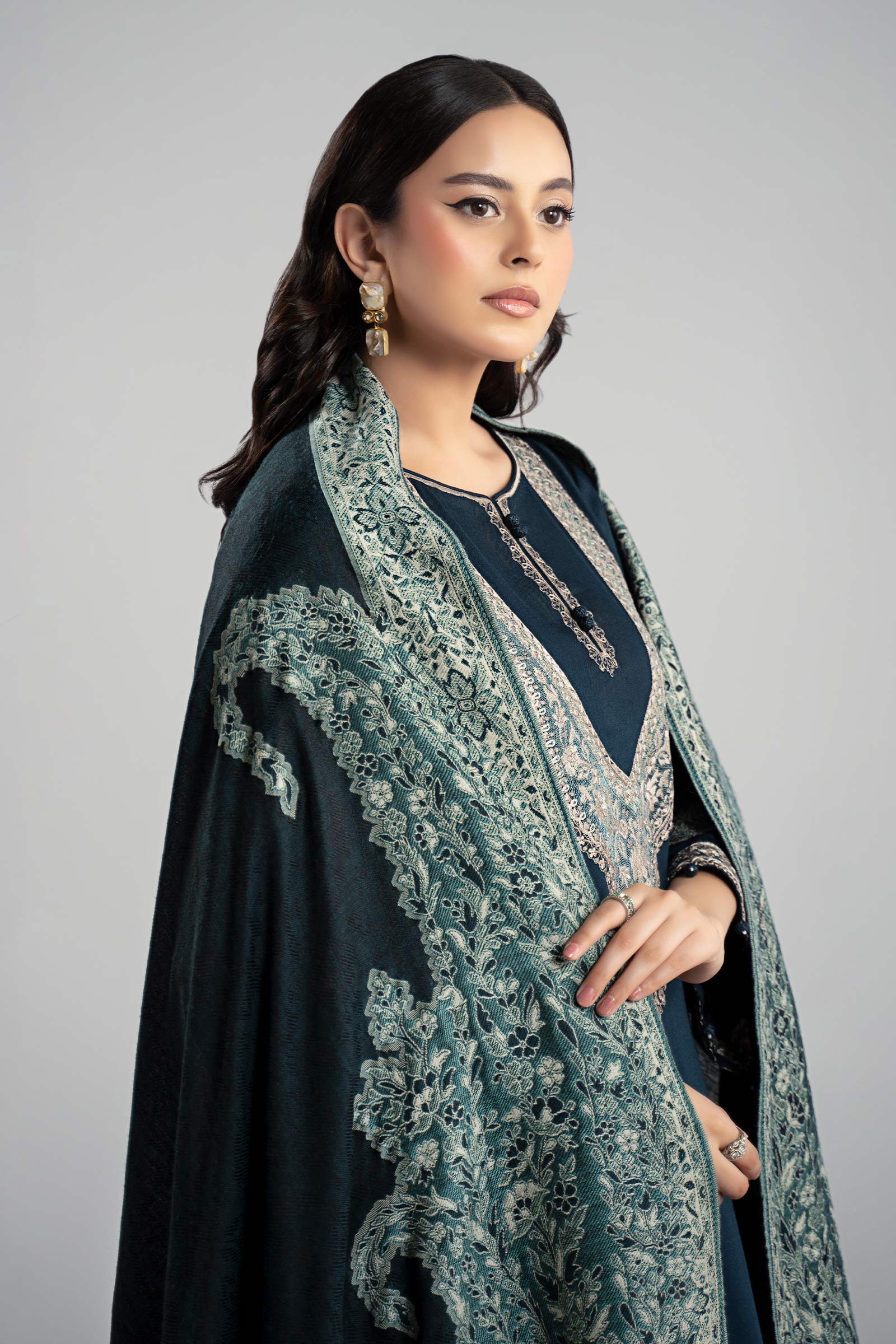 Maria B | Luxury Winter Pret 25 | DW-W24-102R1-Blue