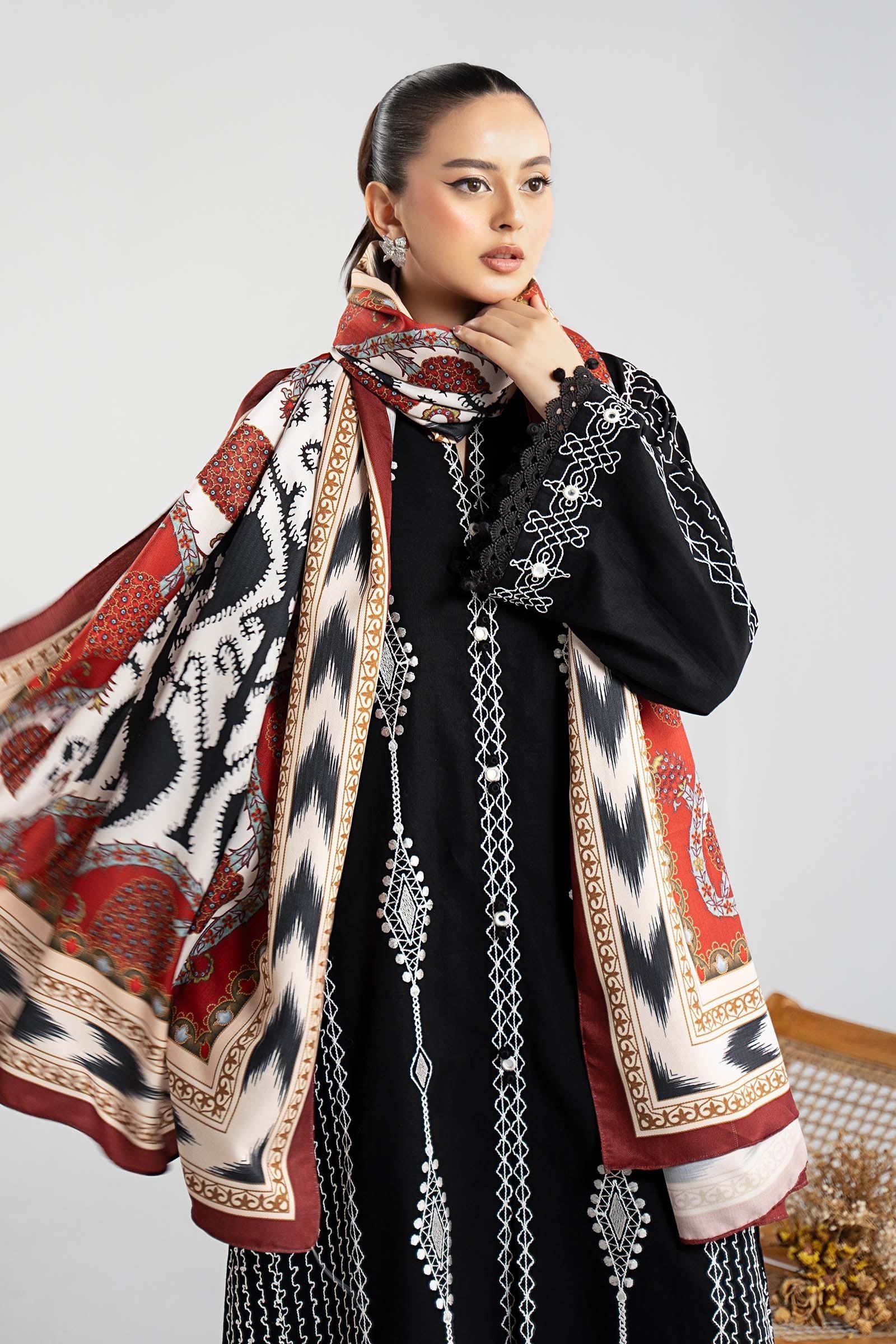 Maria B | Luxury Winter Pret 25 | DW-W25-51-Black