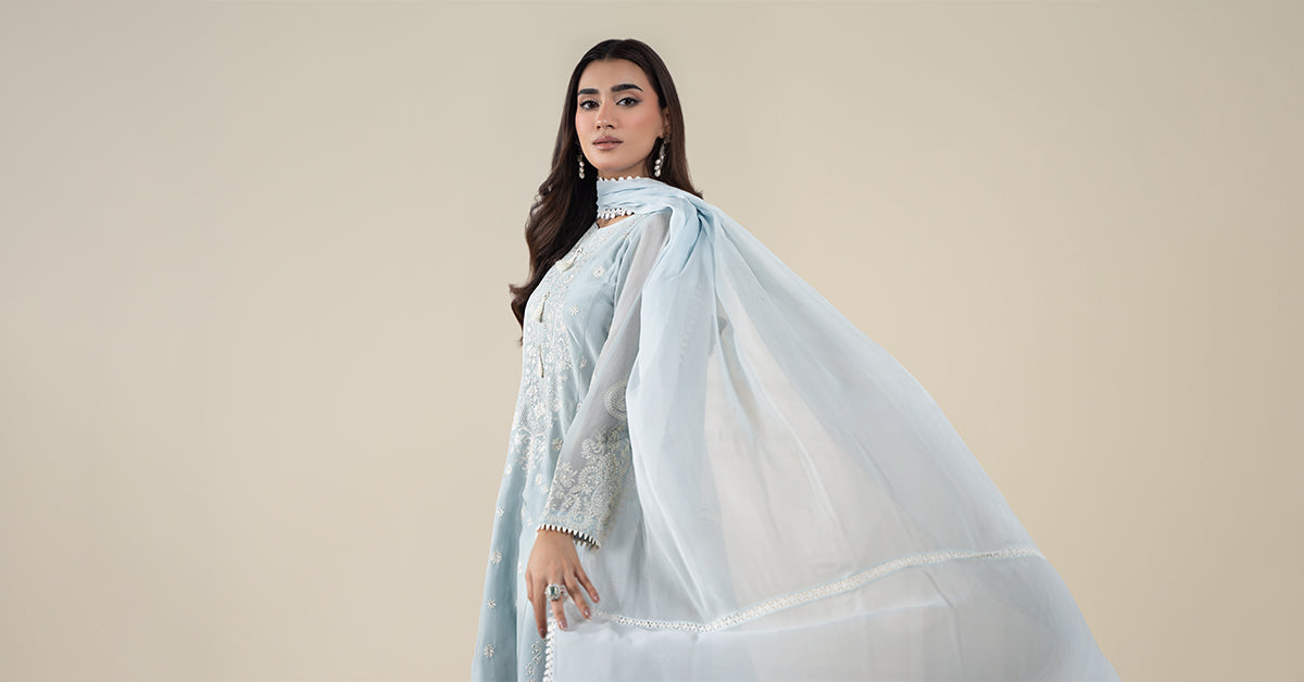 Maria B | Luxury Winter Pret 25 | DW-EA25-76-Blue