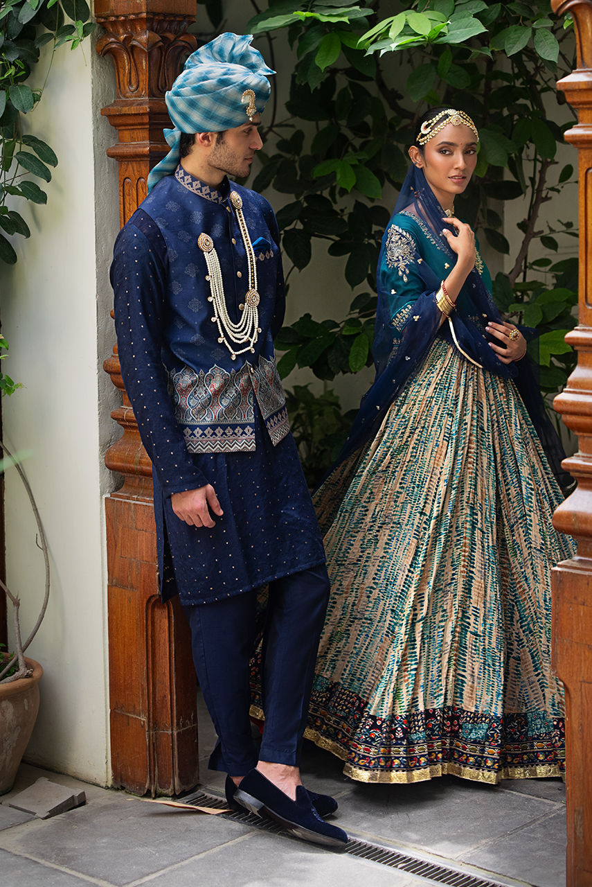 Deepak Perwani | Jaipur Heritage Wedding Wear | Ktd4119