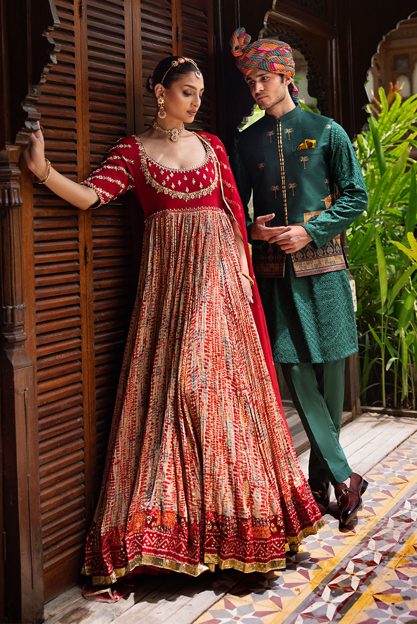 Deepak Perwani | Jaipur Heritage Wedding Wear | Ktd4121