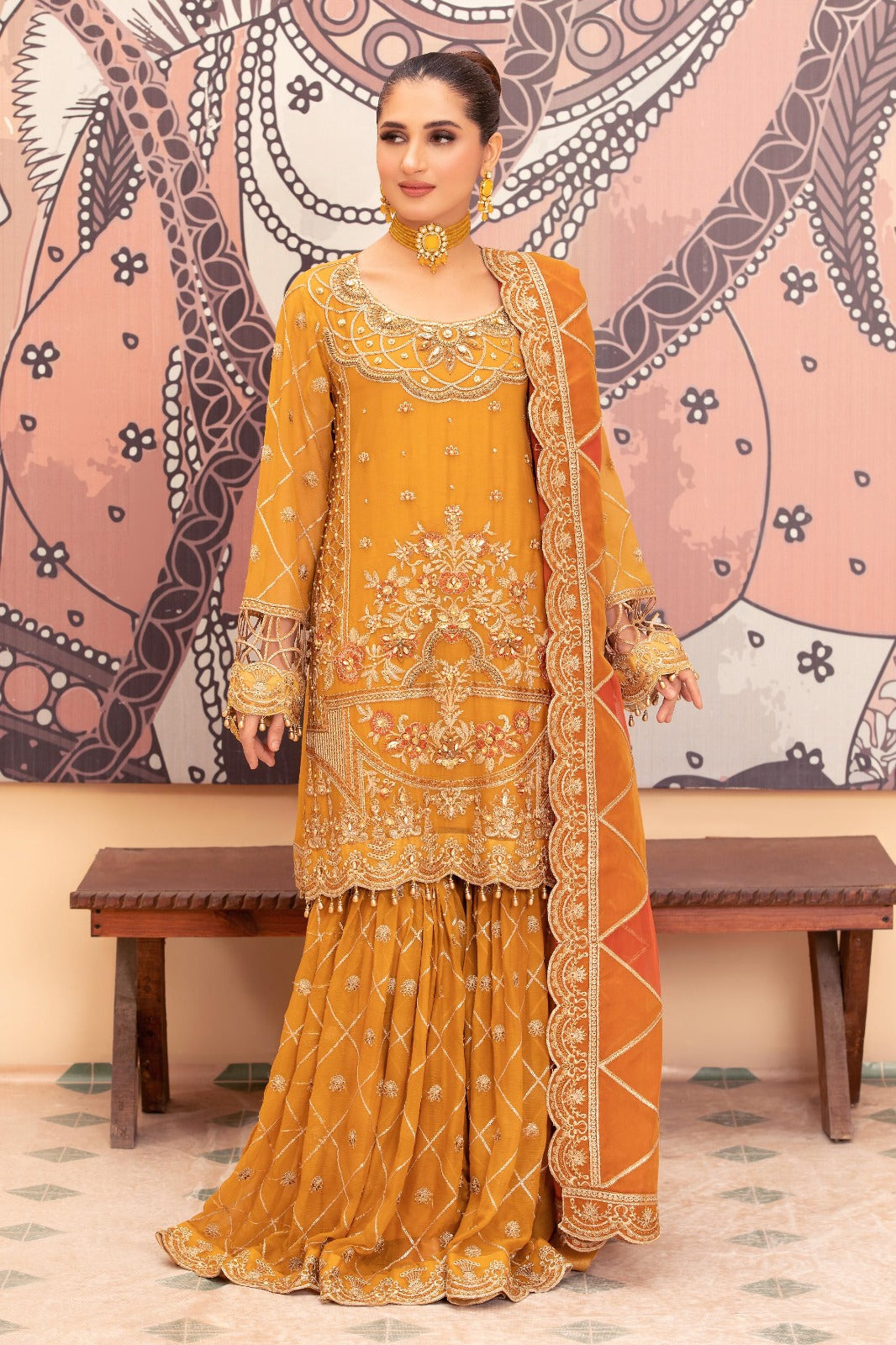Diara Couture | Tehzeeb Wedding Formals |G. HARVEST