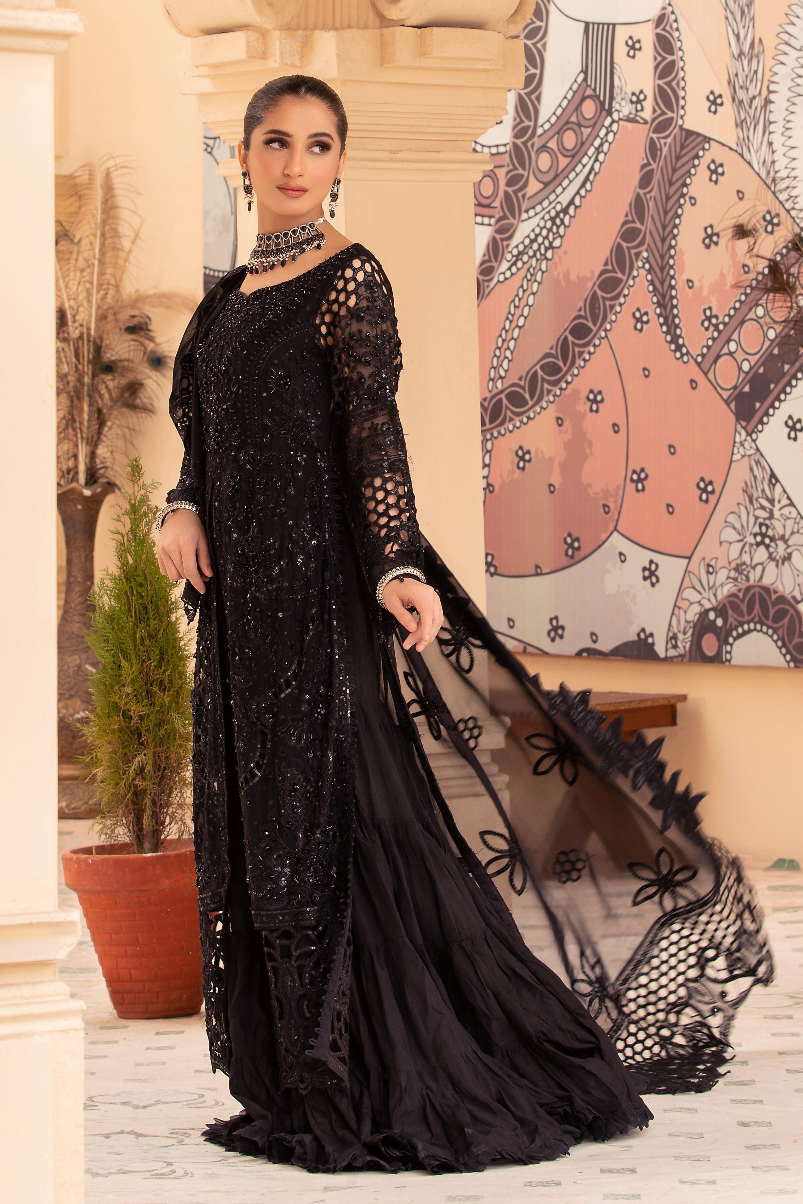 Diara Couture | Tehzeeb Wedding Formals |  BLACK NOIR