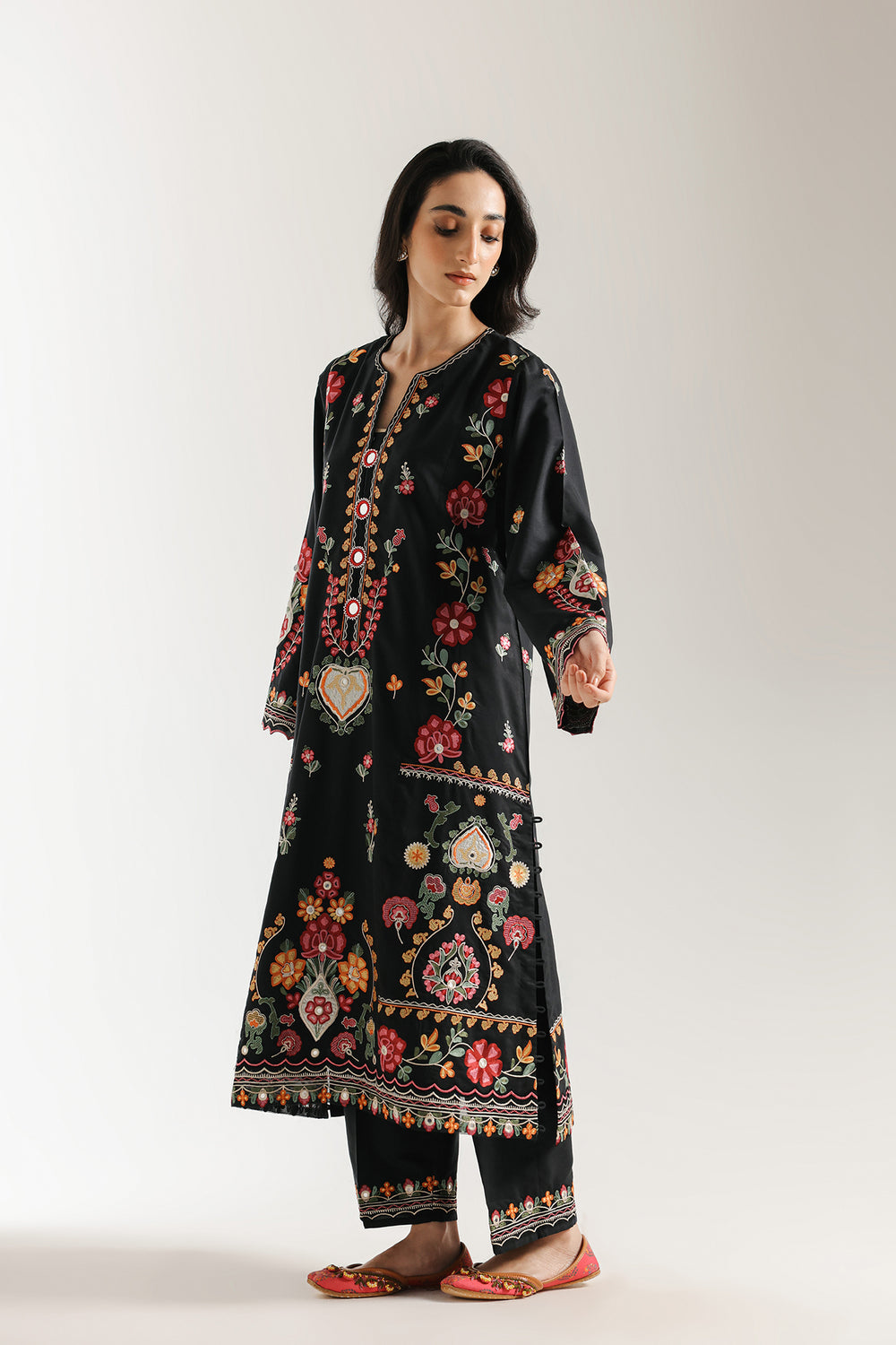 Ethnic | Rozana Collection 25 | Embroidered Dress 16A