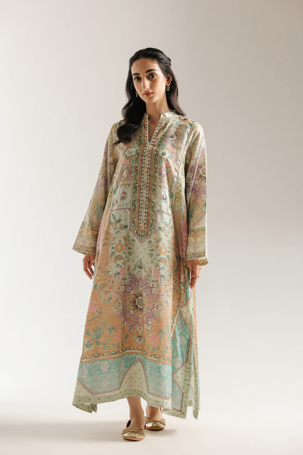 Ethnic | Rozana Collection 25 | Embroidered Dress 14A