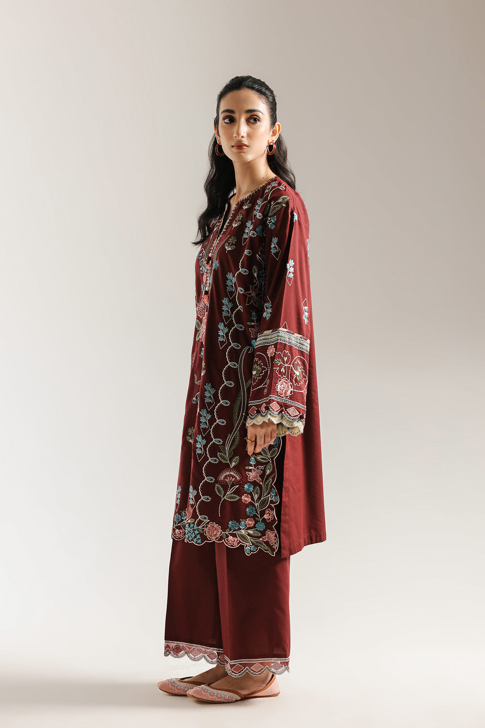 Ethnic | Rozana Collection 25 | Embroidered Dress 11A